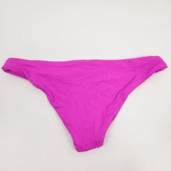 L*Space Sandy Bikini Bottom in Bright Fuchsia Pink Size Large NWT - Picture 3 of 5